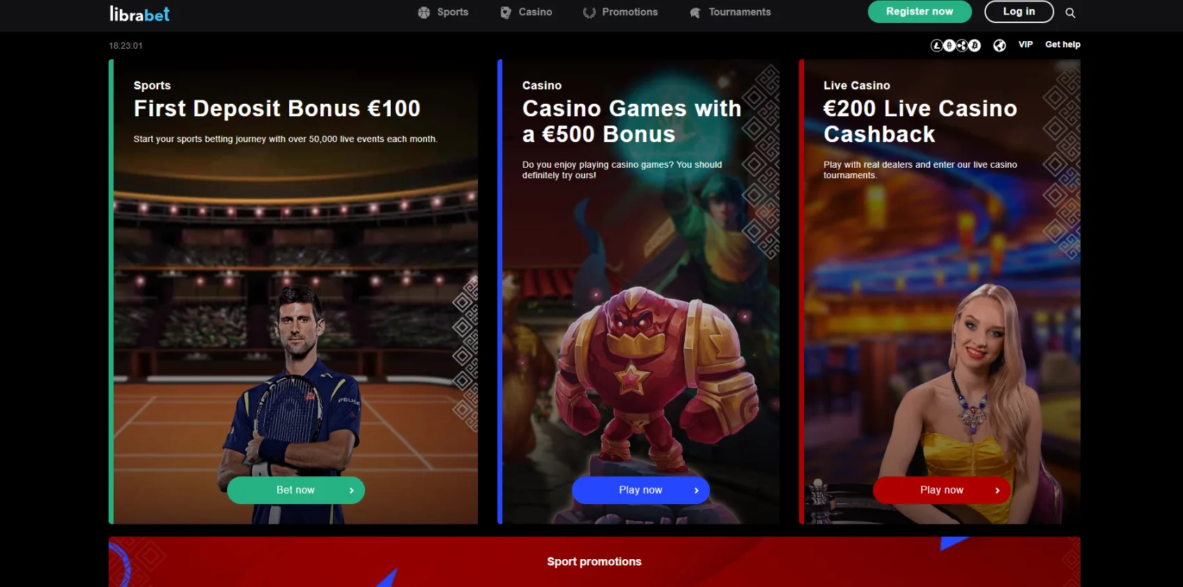 Librabet Casino Screen